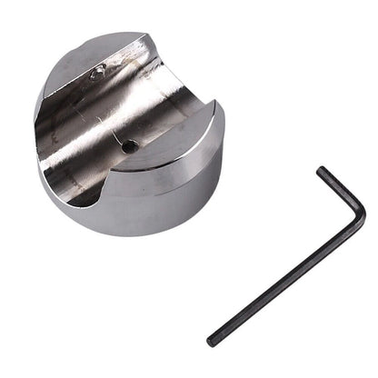7/8" Handlebar Temp Black Dial Clock Thermometer for Bike Motorcycle