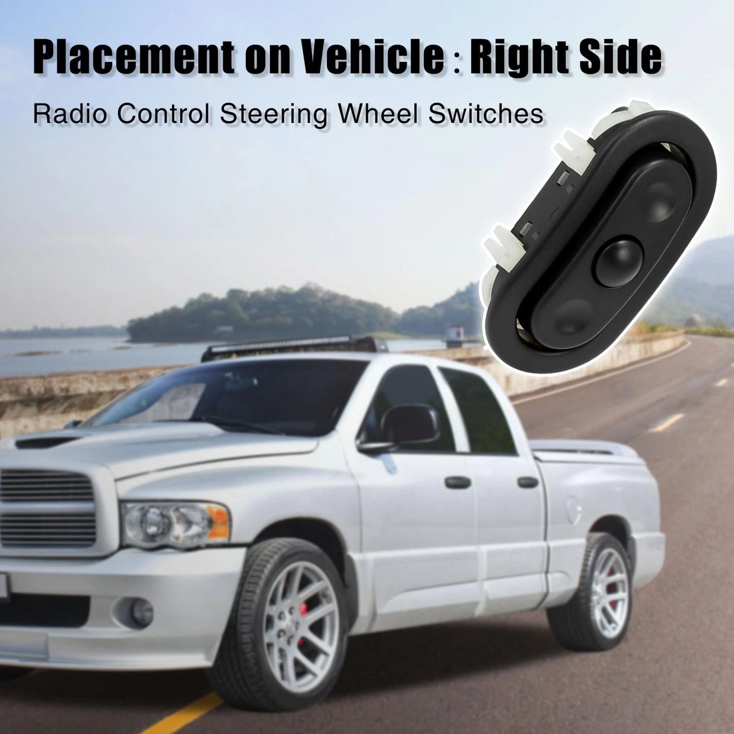 Steering Wheel Right Audio Radio Control Switch for Jeep Chrysler