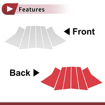 Front Rear Left Right Door Pillar Window Trim for Acura RDX (2019-2024)