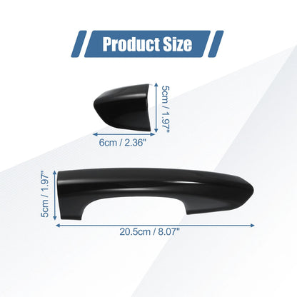 4 x ABS Exterior Side Door Handle Cover Trim for Ford Fusion Mondeo (2013-2020)