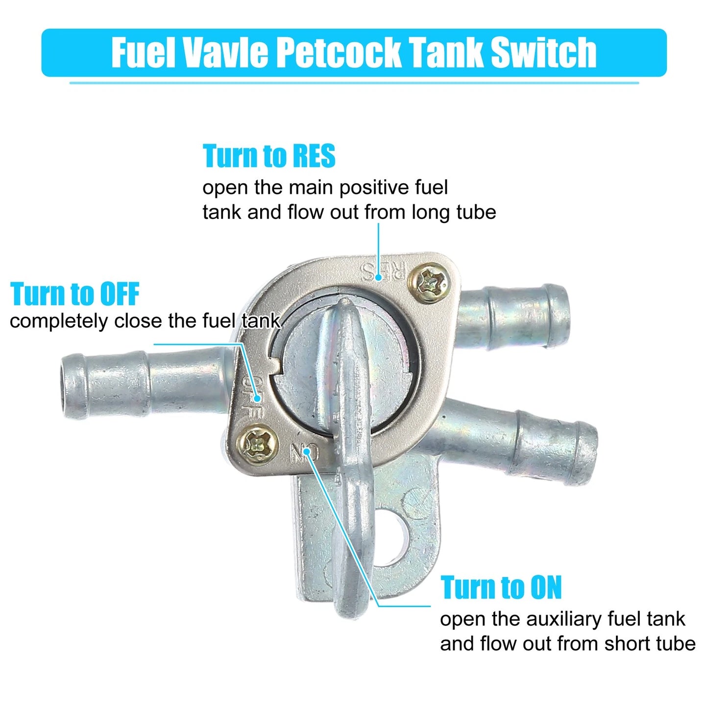 Fuel Valve Petcock Gas Tank Switch for Honda CRF250/450