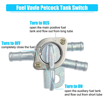 Fuel Valve Petcock Gas Tank Switch for Honda CRF250/450