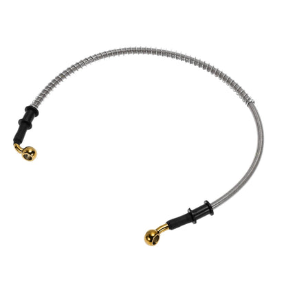 60cm Brake Clutch Oil Hose Line Silver Tone 1 Pc for Motorcycle