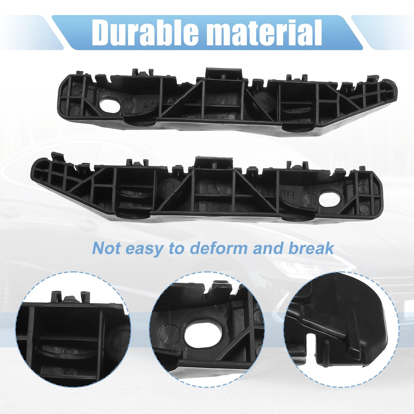 Front Left & Right Bumper Brackets for Hyundai (86514C2000) 2015-2020