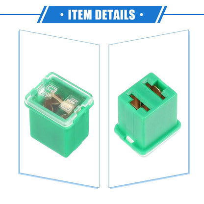 6 x Mini Box Shaped Fuses 40 Amps for Pickup Trucks & Cars (Various Years)
