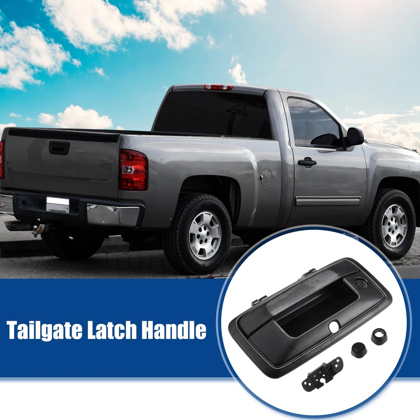 Tailgate Handle Liftgate Latch for Silverado & Sierra (2016-2019)