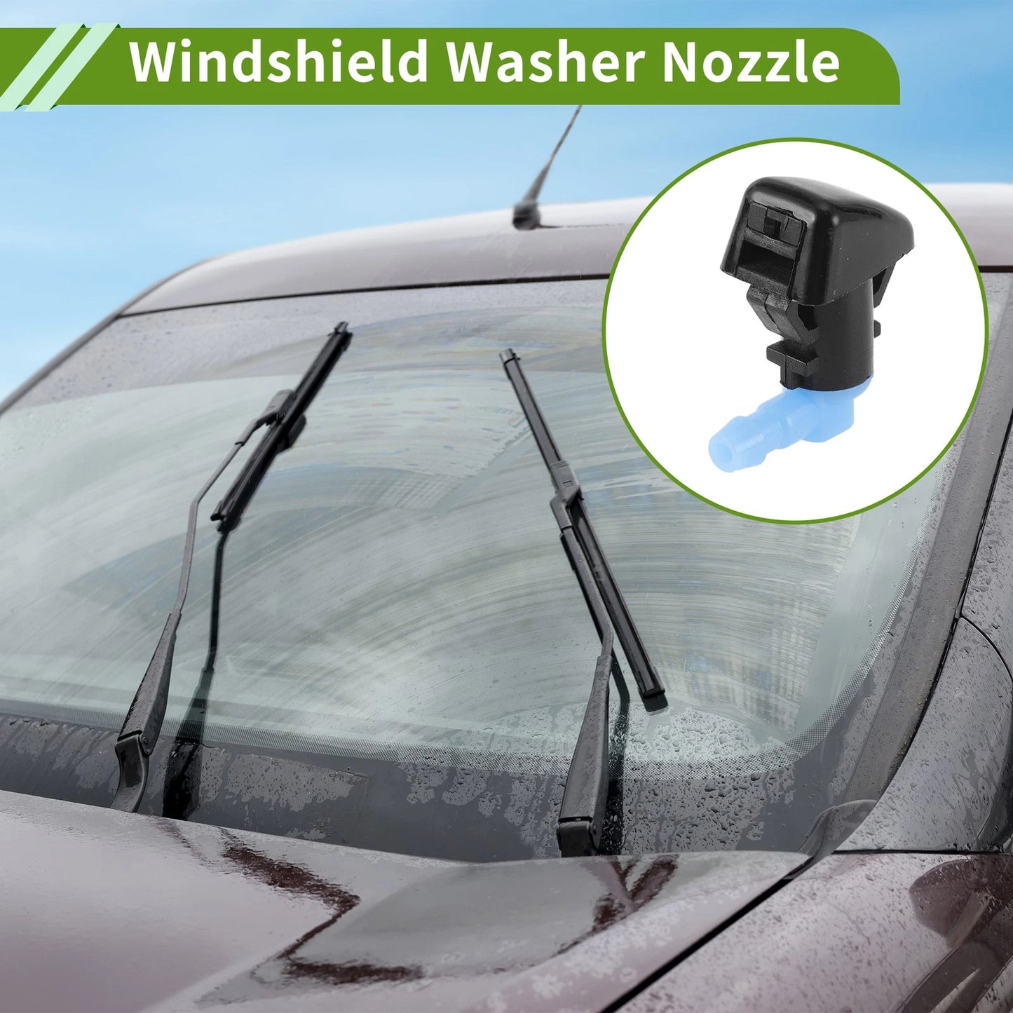 Windshield Washer Nozzle & Hose for Ford (2013-2019)