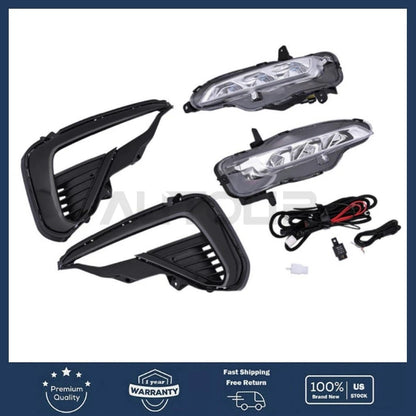 2 x Front Fog Lights LED Lamp Signal Left & Right for Kia Optima (2019–2020)