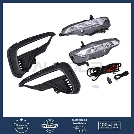 2 x Front Fog Lights LED Lamp Signal Left & Right for Kia Optima (2019–2020)