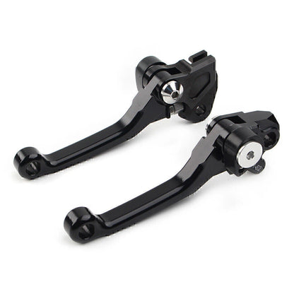 Black CNC Aluminum Brake Clutch Levers for RMZ450 (2005-2022) - 1 Pair