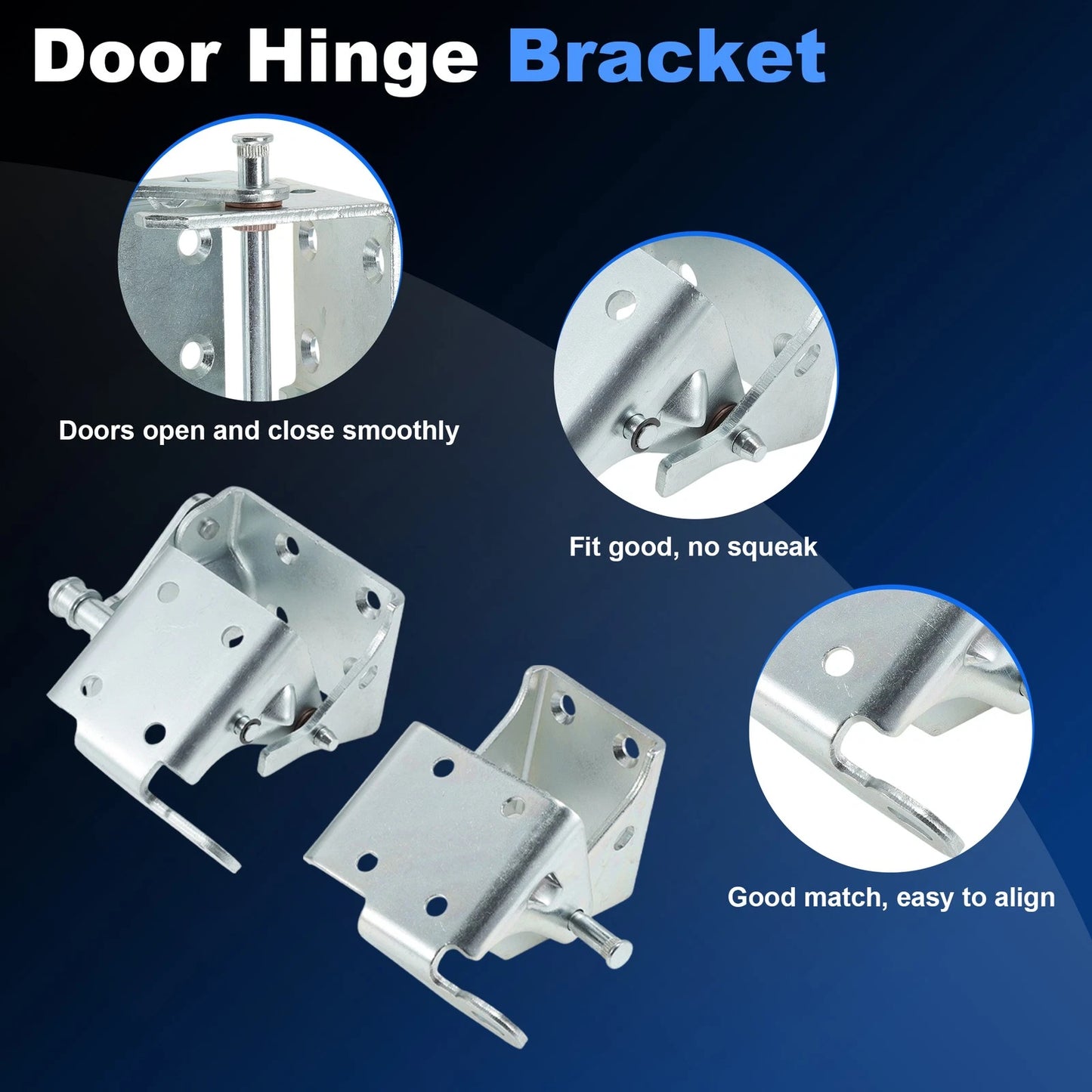 Door Hinge Kit Front Left Upper Lower for Chevy Blazer S10 (1995-2005)