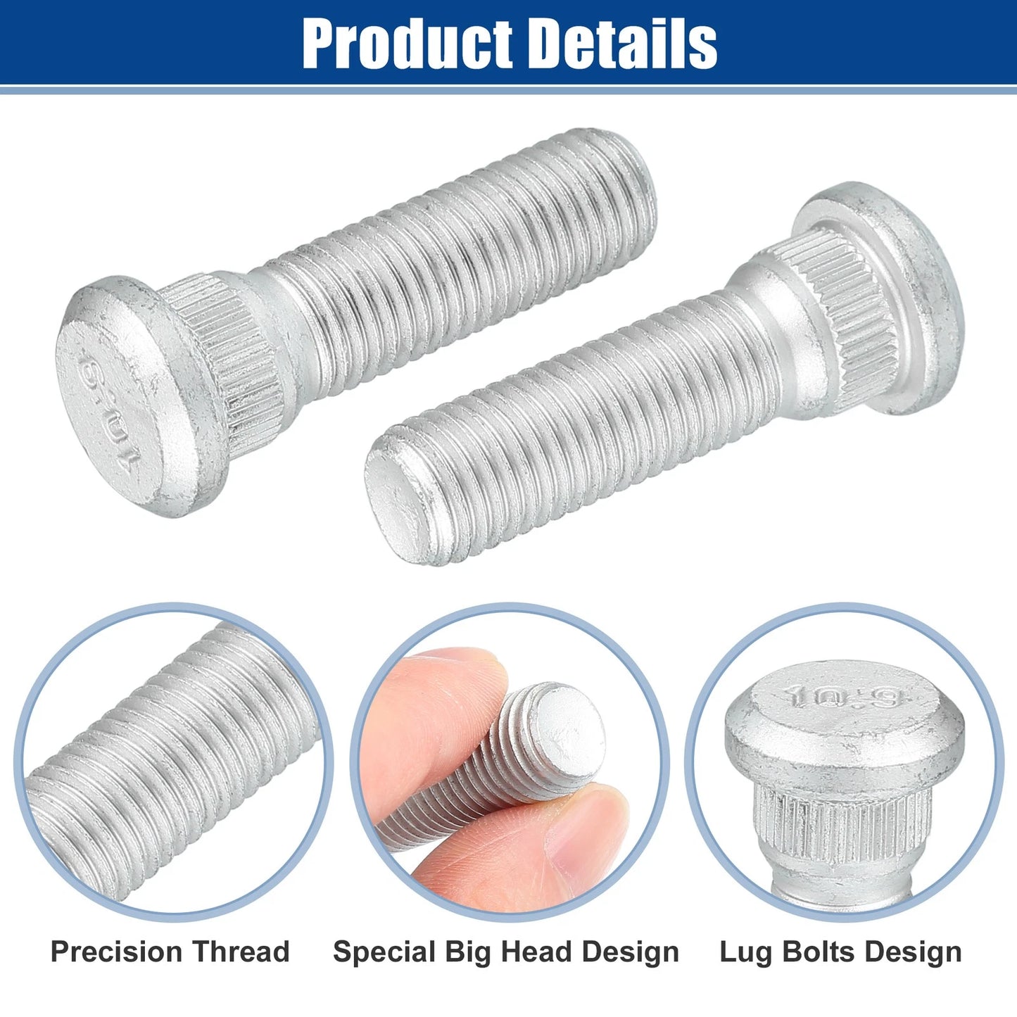10 x Wheel Lug Bolts Nuts for Toyota 4Runner (1986-2015)