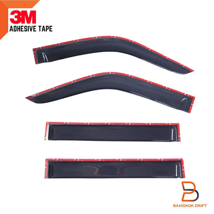 Weather Shield Window Visor Rain Guard for Mitsubishi Triton MK (95-06)