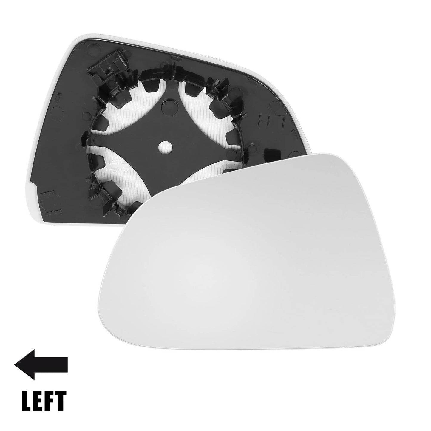 Heated Mirror Glass Left Side with Backing Plate for Tesla Model 3 (2017-2021)