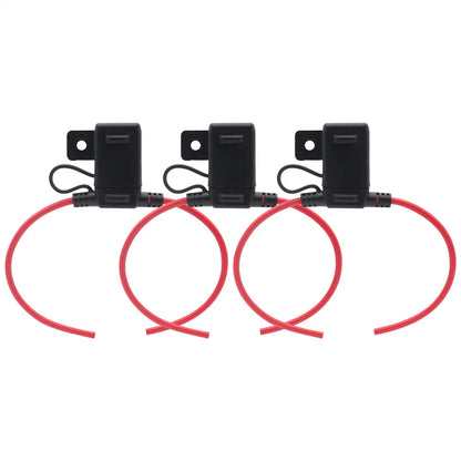 Manual Reset Blade Circuit Breaker w/ Holder for Boat Truck SUV Motorcycle