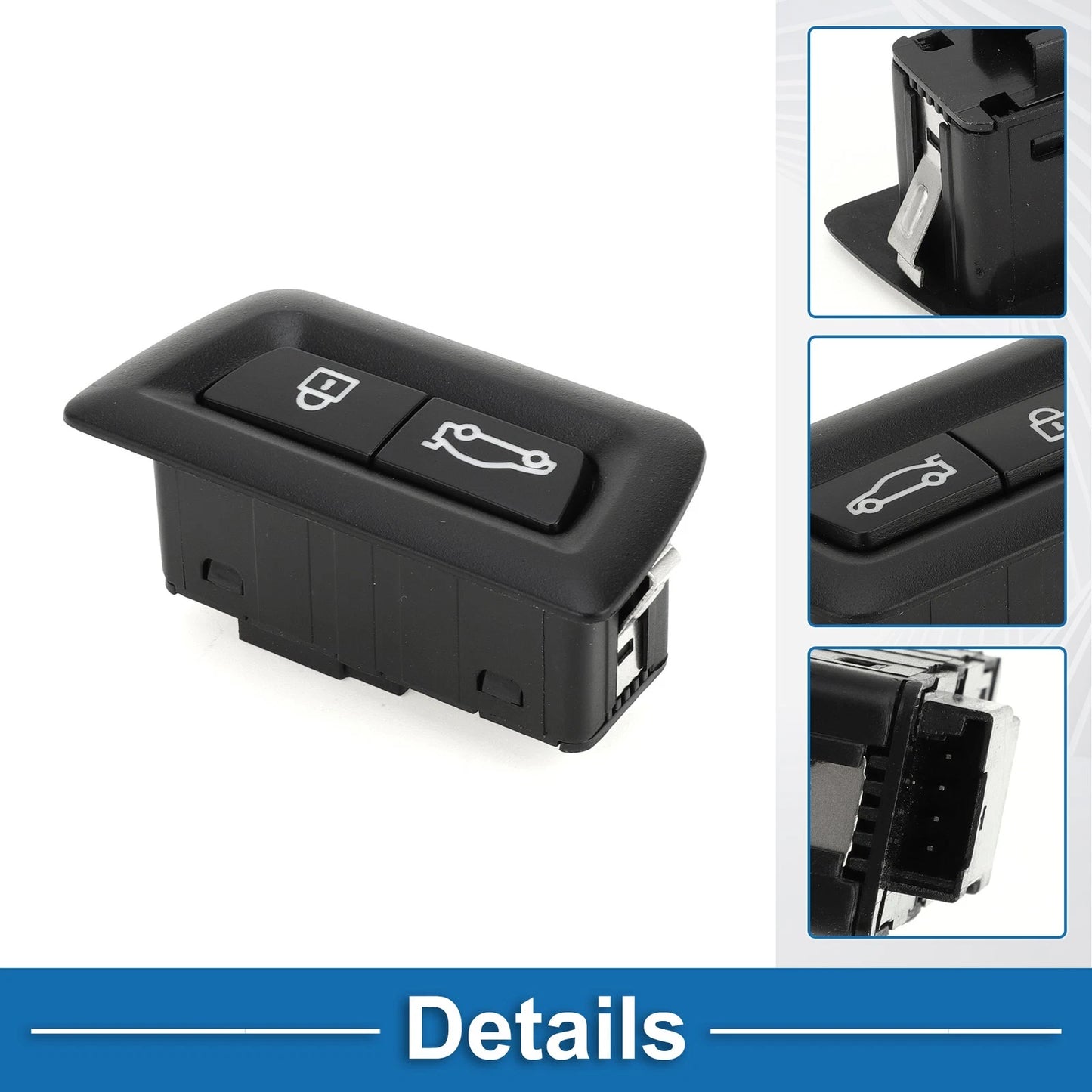 Trunk Release Switch for BMW 320i 2014-2018 Black