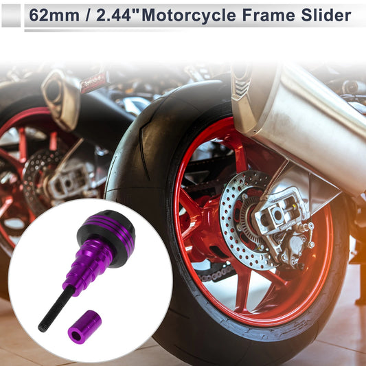 20mm Aluminum Alloy Plastic Motorcycle Slider Frame Purple