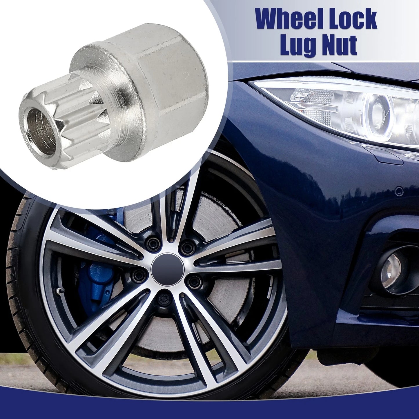 Anti-Theft Wheel Lock Lug Nut Key for BMW (Fits Various Models)