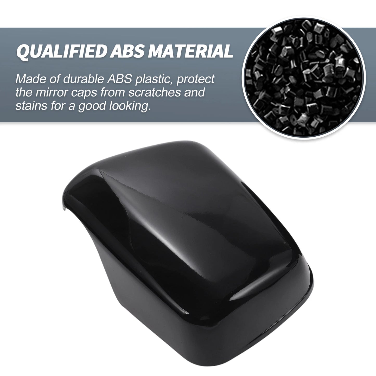 Rearview Mirror Cover Overlay Gloss Black for Lexus RX300 (1999-2003)
