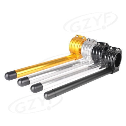 2 x Clip-On 7/8" Handlebars for Cafe Racer Universal Motorcycles