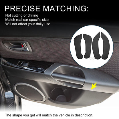 Car Door Leather Anti Kick Pad Sticker for BMW 2 Series (2016) - 1 Set