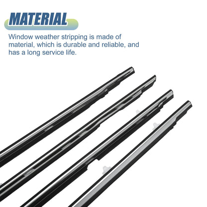 4pcs Window Glass for Toyota Land Cruiser Base 4.5L (2008-2021)