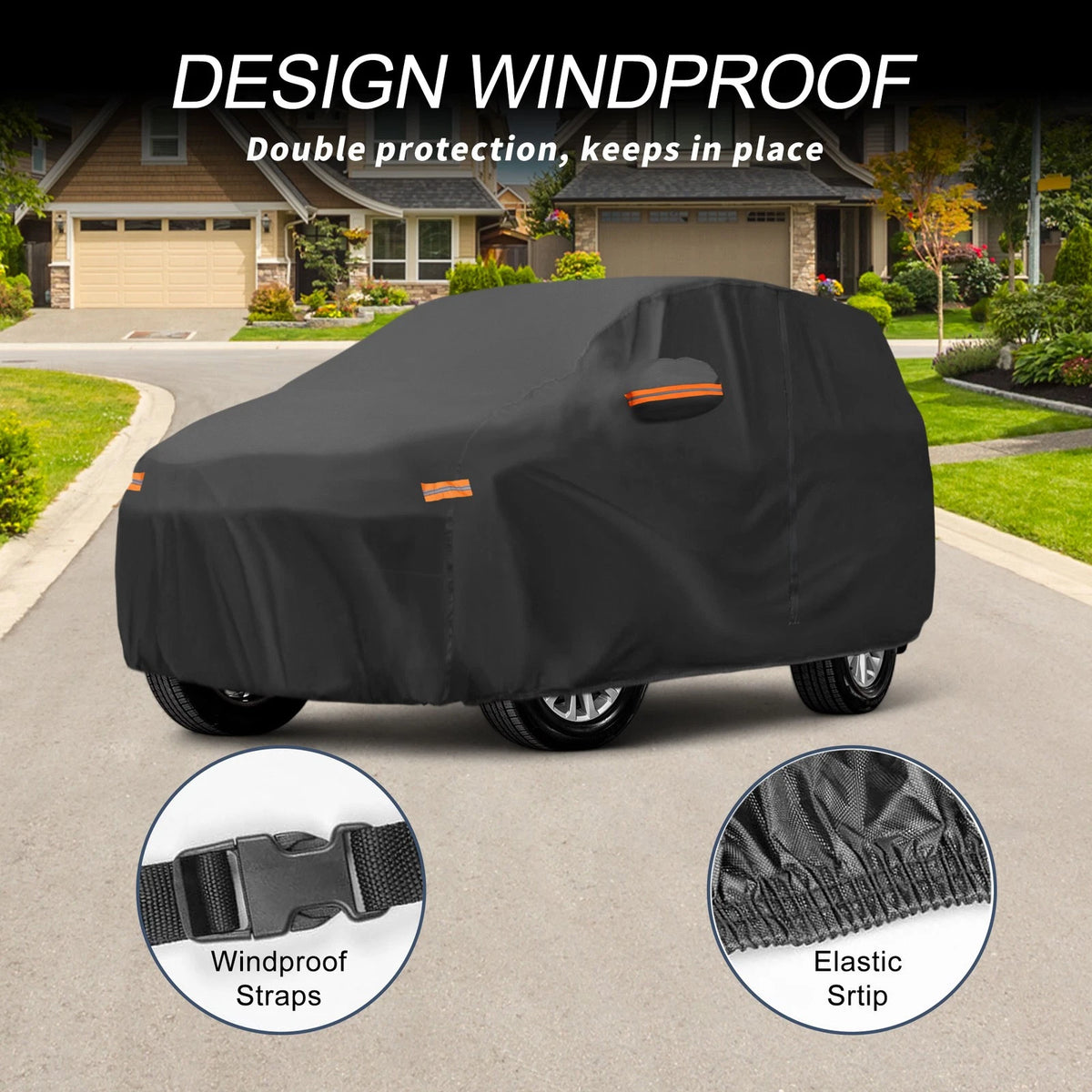 Waterproof 210D-PU Car Cover for Mazda CX-9 (2007-2023)