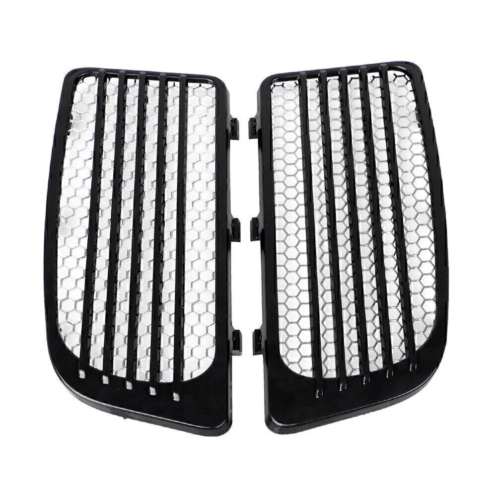 Black Radiator Grills for Harley Electra Glide Low Ultra Limited (2014-2023)
