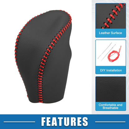 Faux Leather Gear Shifting Knob Cover for Nissan Rogue (2014-2016)