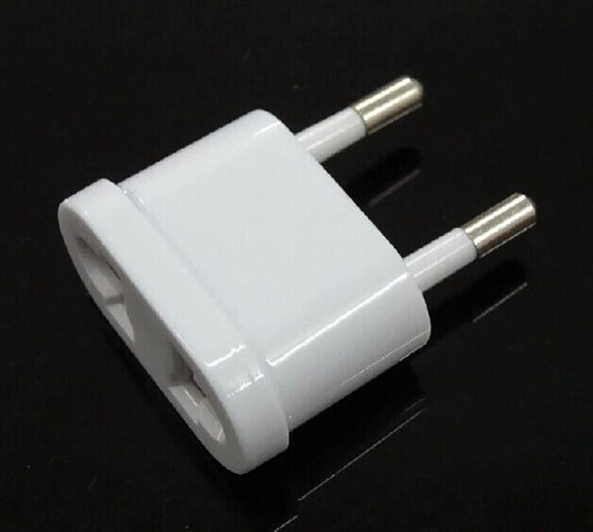 10pcs US to European EU Power Outlet Plug Adapter Converter 2 Prong Type C