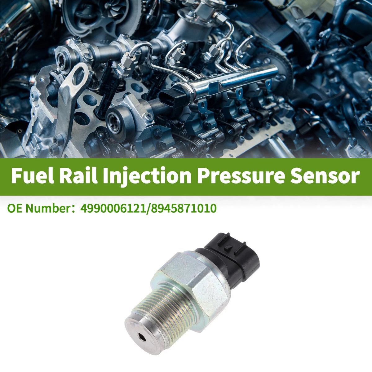 Fuel Injection Pressure Sensor for Toyota Avensis II Saloon 2.2 (2003-2008)