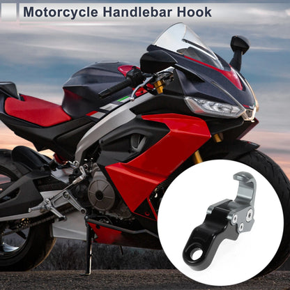 Slope Handle with Hook for Motorcycle Hanging Hook Titanium
