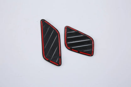 Carbon Fiber Front Upper Air Vent Outlet Frame Cover Trim for Audi Q5 (2018-2022)