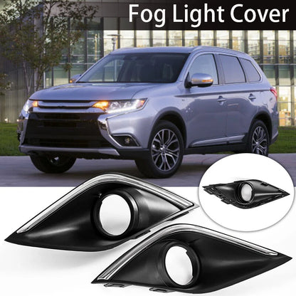 Fog Light Lamp Cover Bezel Chrome for Mitsubishi Outlander (2016-2019)