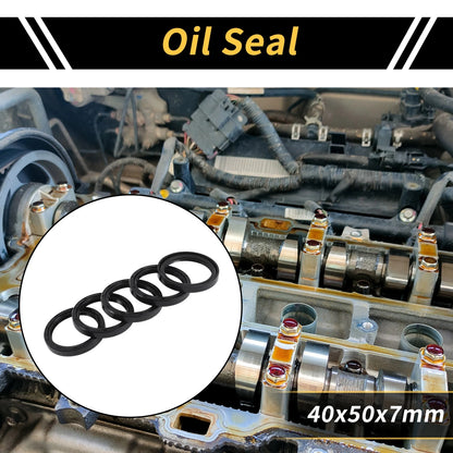 Oil Seal / 40x50x7mm 5 Pcs / Seal Ring Shaft Seal NBR Rubber for Make Model