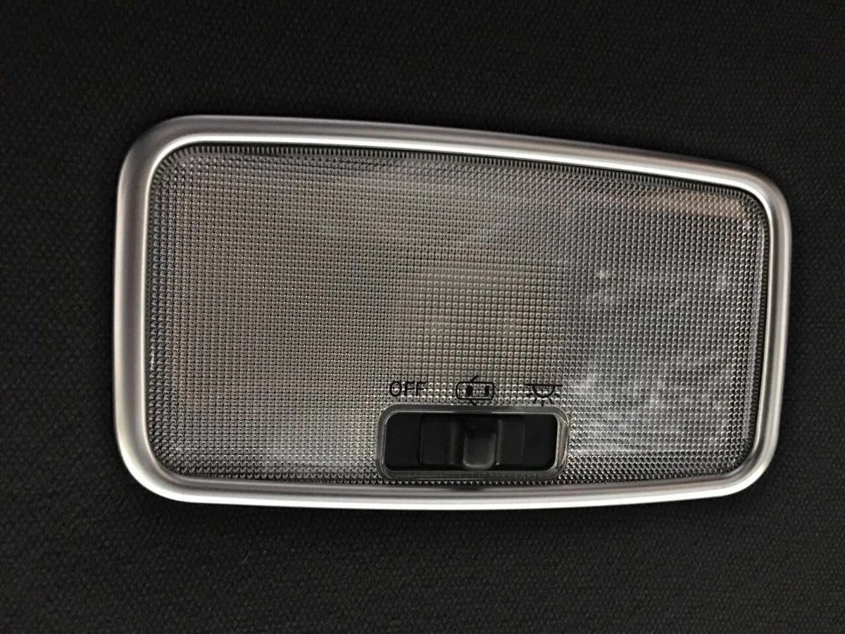 Matte Front & Rear Reading Light Lamp Cover Trim for Toyota C-HR (2018-2023)