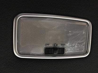 Matte Front & Rear Reading Light Lamp Cover Trim for Toyota C-HR (2018-2023)