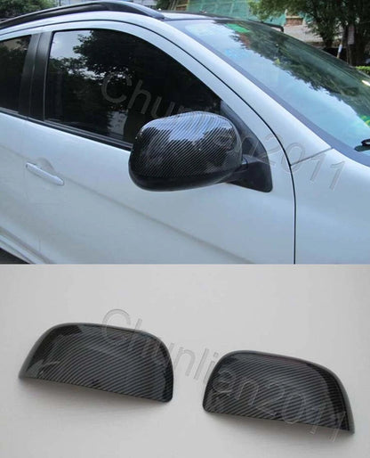 Fiber Side Mirror Cover Trim for Mitsubishi Outlander Sport/ASX (2011-2015)