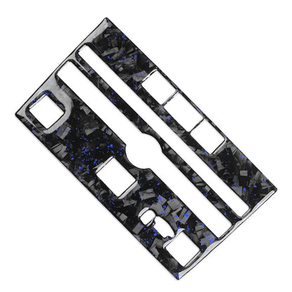Forged Blue CD Panel Frame Cover Trim for Infiniti Q50 Q60 (2014-2019)