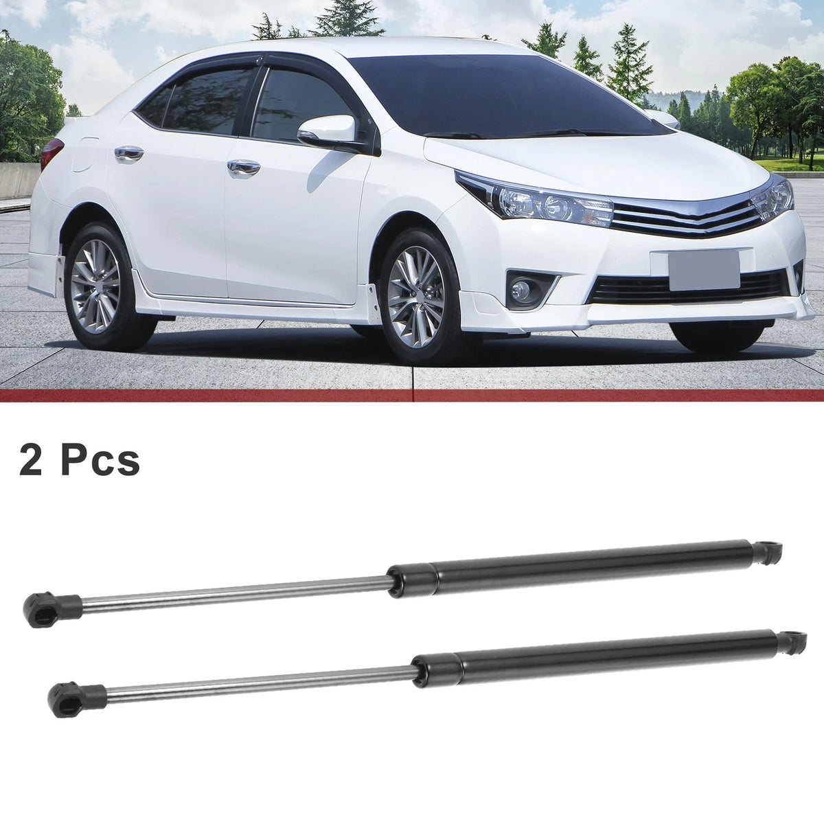 2 x Rear Hatch Lift Supports for Toyota Matrix (2009-2013) Gas Struts
