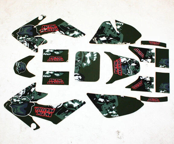 3M Metal Mulisha Decals Graphics Stickers for CRF50 & PIT PRO Dirt Bike