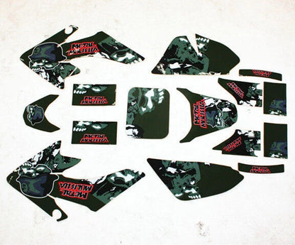 3M Metal Mulisha Decals Graphics Stickers for CRF50 & PIT PRO Dirt Bike