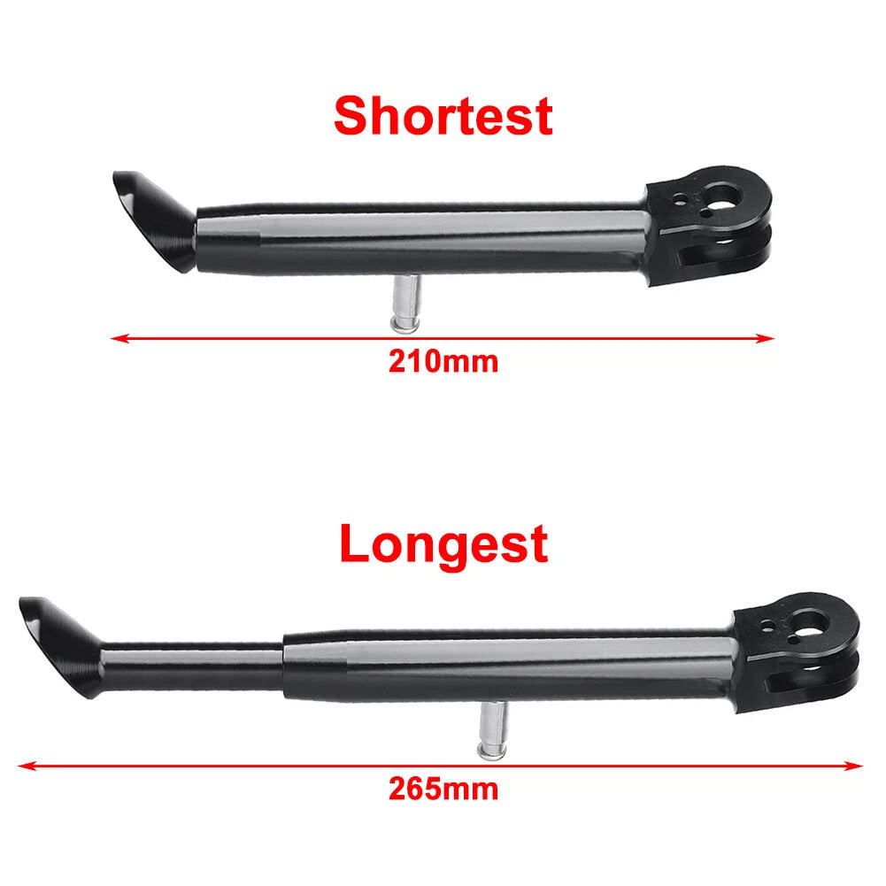 Black Adjustable Side Kick Stands for Honda CBR250R CBR600RR CBR1000RR (2011-2019)