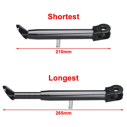 Black Adjustable Side Kick Stands for Honda CBR250R CBR600RR CBR1000RR (2011-2019)