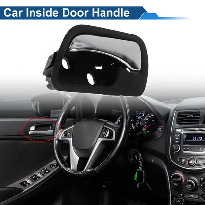 Black Chrome Front Passenger Side Interior Door Handle for Honda Accord (03-07)