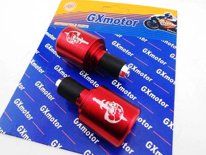 CNC Billet Alloy Bar End Handlebar Ends Weight Slider Set 22mm for GXMOTOR (N/A)