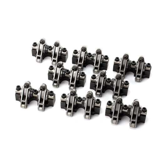 1. 1.6" Stainless Steel Shaft Mount Roller Rocker Arms for Chevy SBC 350