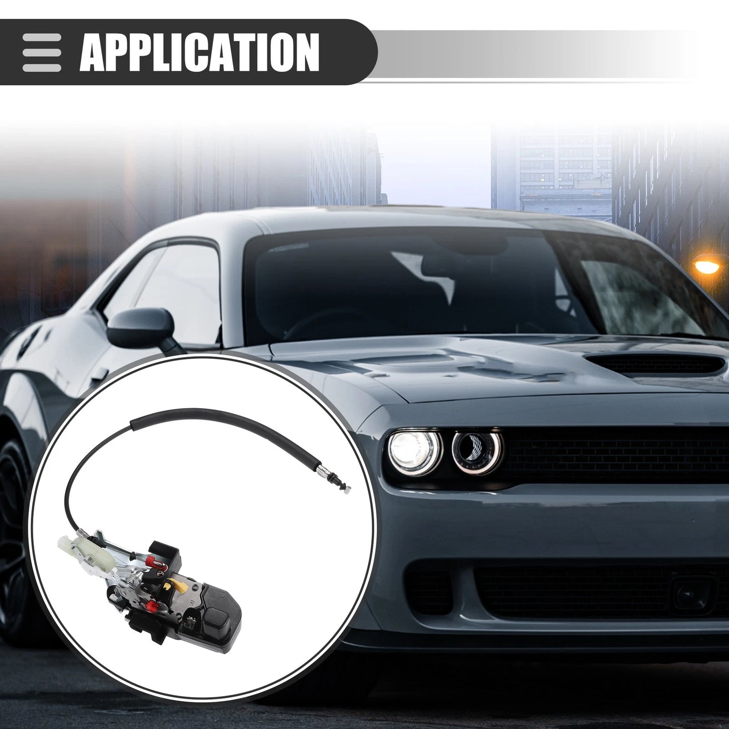 Front Right Car Door Latch Lock Actuator for Dodge Challenger (2011 - 2014)
