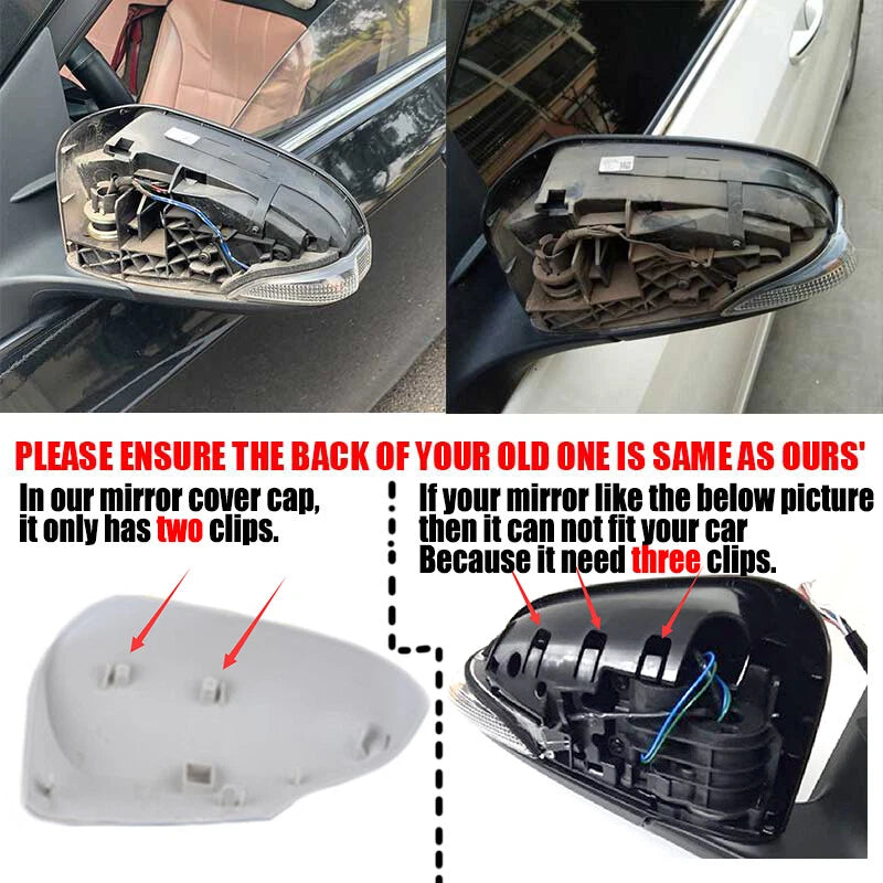 Driver Left Side Mirror Cover Cap for Toyota Corolla (2014-2016)