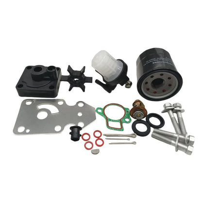 Yamaha Outboard Maintenance Kit 9.9/15HP for F9.9C F15A w/Thermostat & Fuel Filter